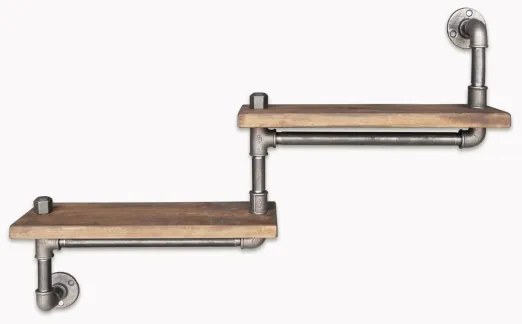 Mensola da parete BORURAF 35x75 cm abete