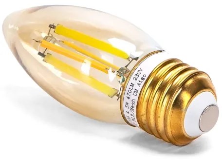 Lampadina LED FILAMENT C35 E27/4,5W/230V 2700-6500K - Aigostar