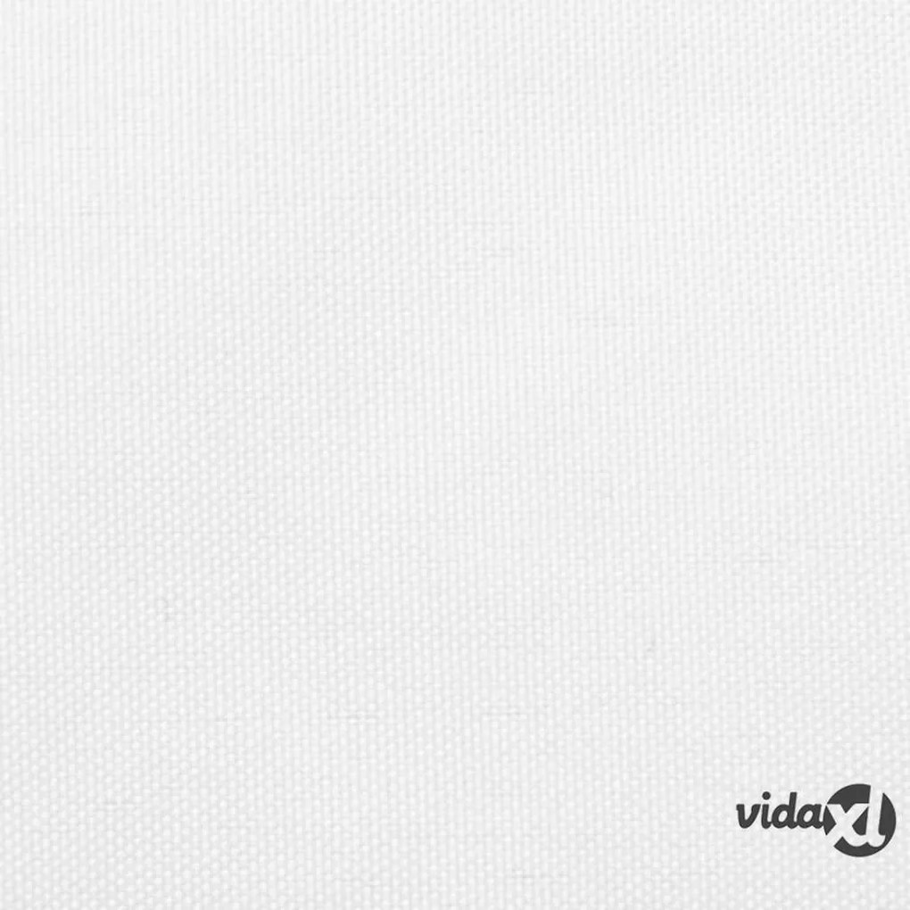 vidaXL Parasole a Vela Oxford Triangolare 4x5x5 m Bianco