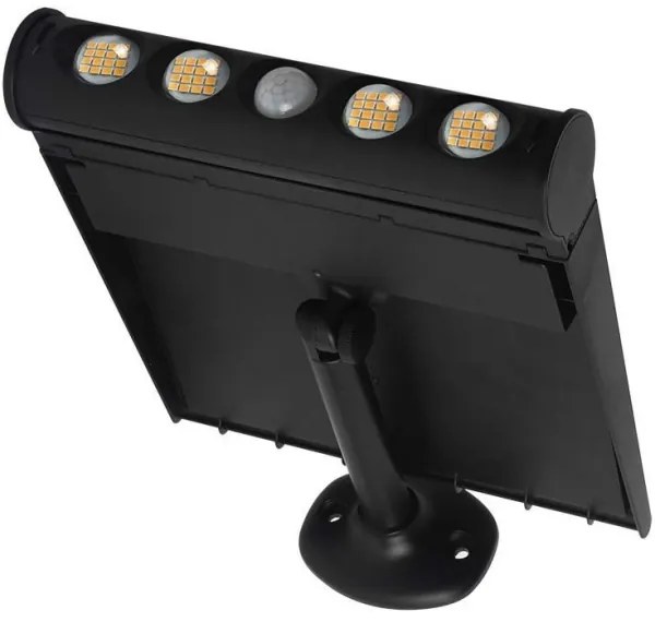 Lampada solare da parete LED 8W 3,7V IP65 6000K 4000mAh con sensore