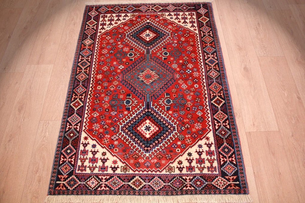 Yalameh Tappeto 100x150 (Iran) Annodato A Mano