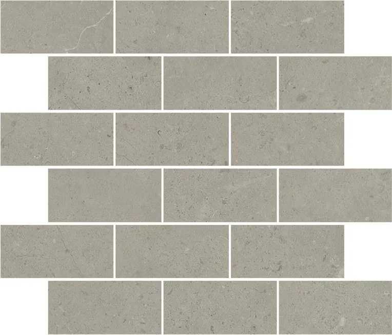 Piastrella Mosaico in gres porcellanato GEA grigio L 30 x L 30cm x Sp. 9 mm, 10 pezzi