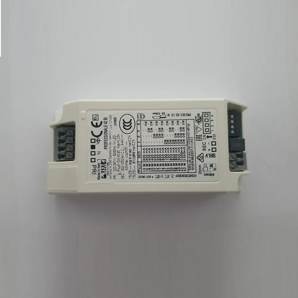 Alimentatore led tci professionale 42 bi programmabile