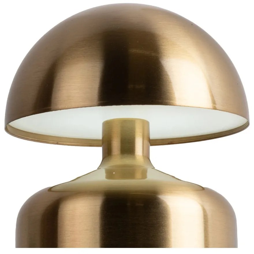 Lampada da tavolo a LED in oro (altezza 15 cm) Impetu - Leitmotiv