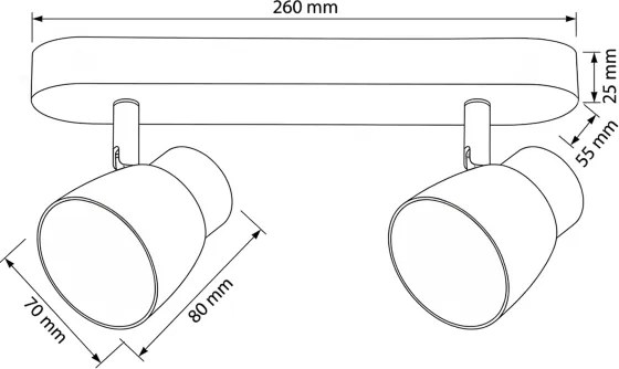 Brilagi - Faretto LED RGBW dimmerabile NUGGET 2xGU10/4,8W/230V nero/oro
