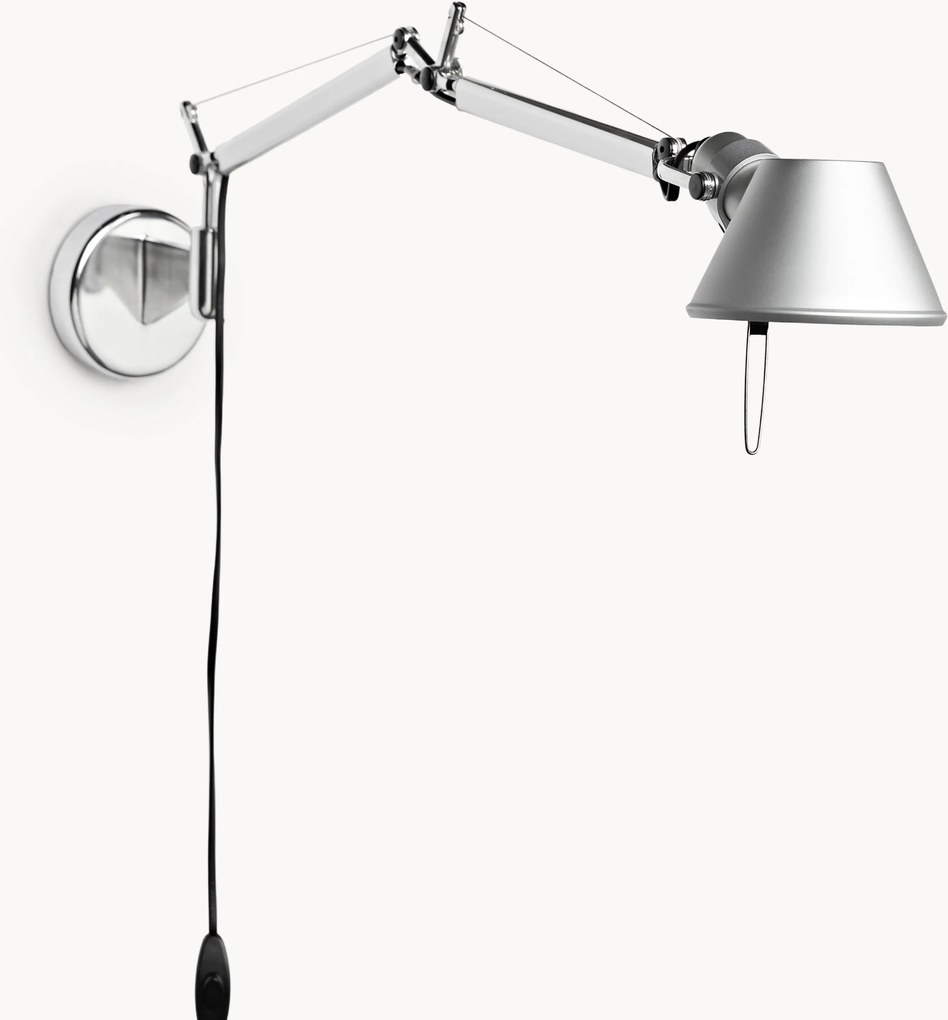 Applique grande orientabile con spina Tolomeo Micro