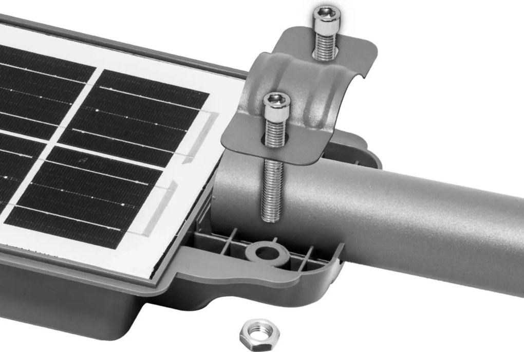 Armatura LED Solare 1000 lm Autonomia 12 ore con Telecomando e Braccio Colore Bianco Naturale 4.000K