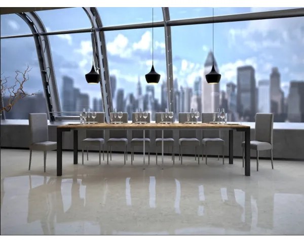 Consolle 90x40 cm allungabile a 300 cm EVERYDAY EVOLUTION Quercia