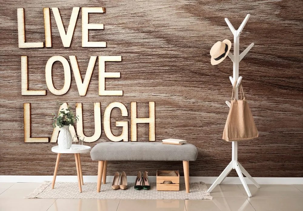 Carta da parati – Parole - Live Love Laugh