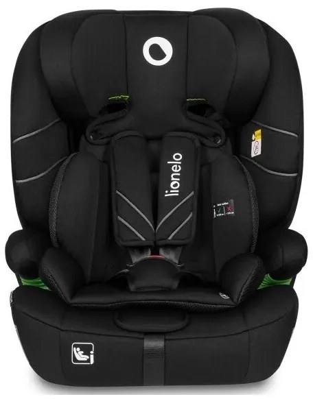 Lionelo - Seggiolino auto LEVI ONE i-Dimensioni 76-150 cm nero