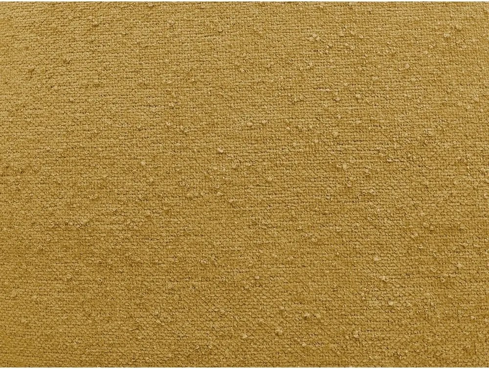 Poggiapiedi color senape con rivestimento in ciniglia Everest – Bobochic Paris