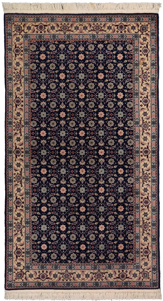 Isfahan Tappeto orientale 90 x 160 Verde (Cina) Annodato A Mano