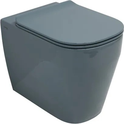 Vaso WC filomuro OLYMPIA CERAMICA soft, sedile incluso P 53 x L 36 x H 42 cm