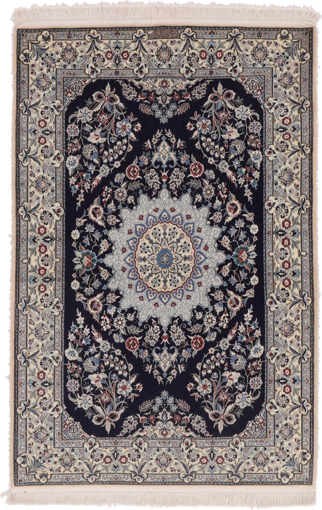 Nain Tappeto persiano 110x150 (Iran) Annodato A Mano