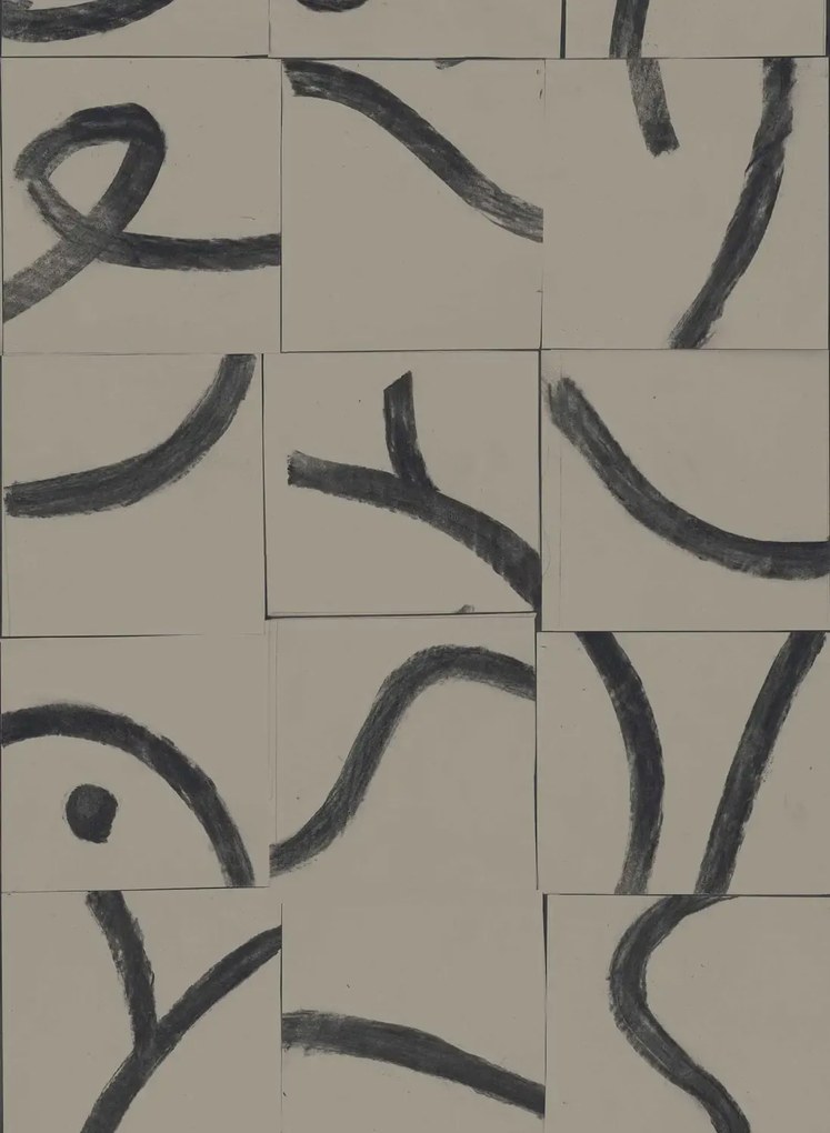 Coordonne Carta da parati Cubic Routes - Quartz
