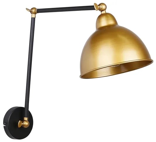 Applique TRUCK 1xE27/40W/230V oro/nero