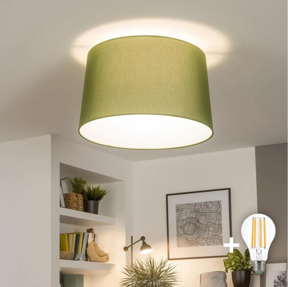 Brilagi - Plafoniera LED CERIA 1xE27/40W/230V Ø 45 cm verde
