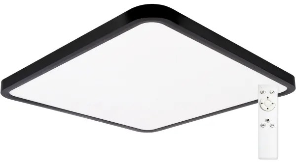 Top Light - Plafoniera LED REVIT LED/50W/230V 3000-6500K 50x50 cm black+RC
