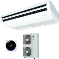 Climatizzatore Condizionatore Daikin Pensile a Soffitto DC Inverter 36000 Btu FHA100A Monofase R-32 Wi-Fi Optional con Comando a Filo