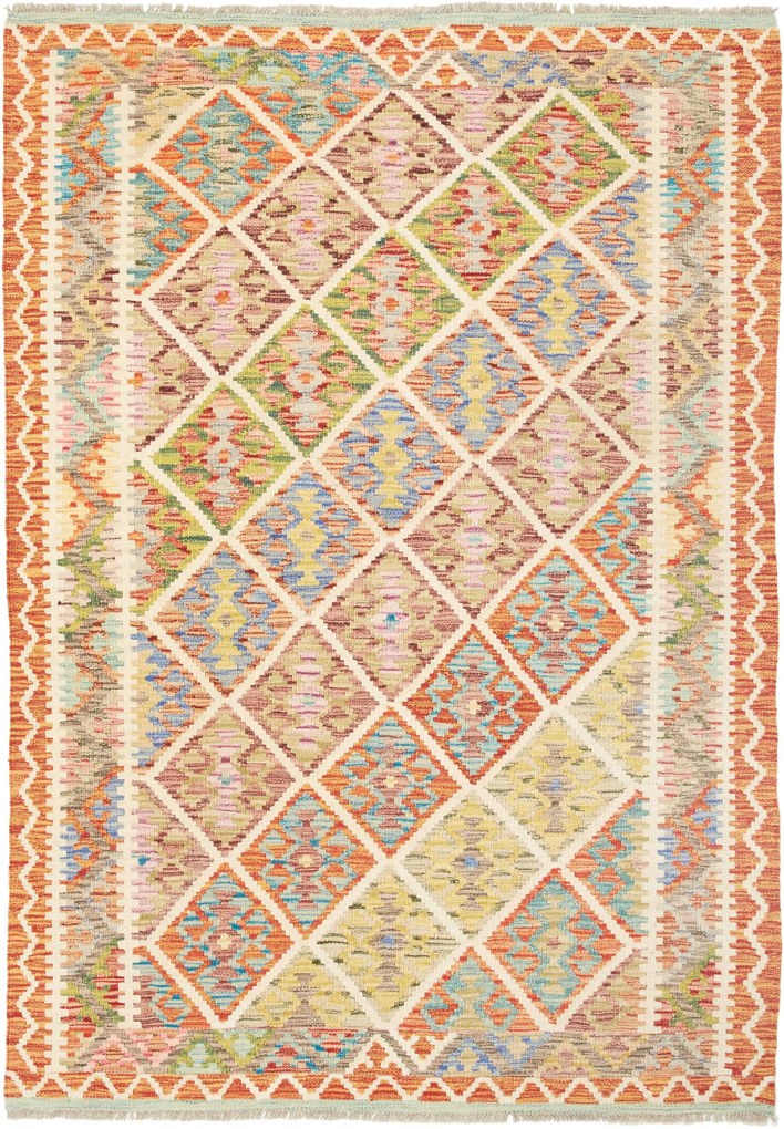 Kilim Tappeto 130 x 180 (Pakistan) Tessuto A Mano