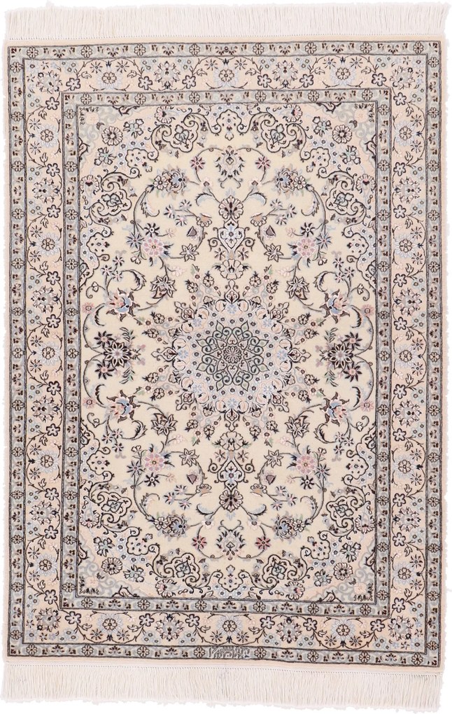 Nain Tappeto persiano 100x140 (Iran) Annodato A Mano