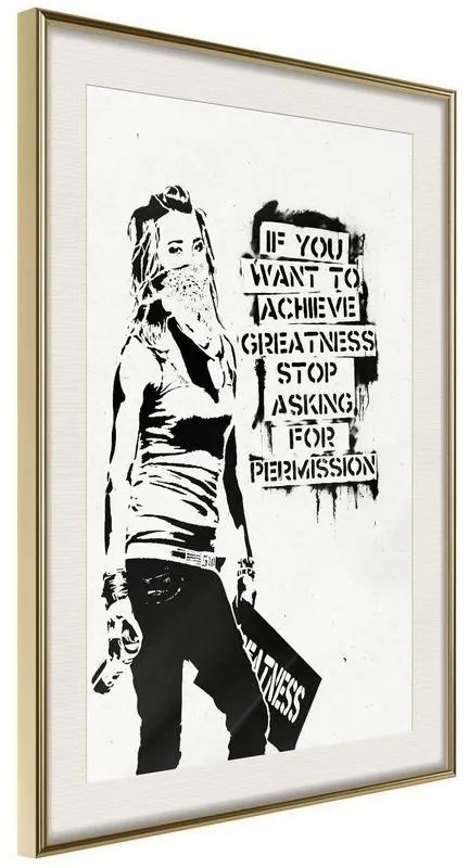 Poster If You Want To Achieve Greatness