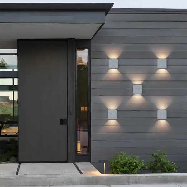 Brilagi - Applique da esterno LED DOUBLERAY LINE LED/6W/230V bianca IP54