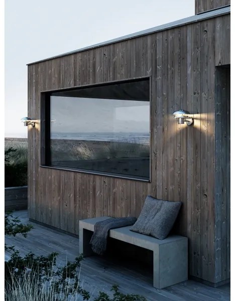 Nordlux - Applique da esterno KURNOS 1xE14/12W/230V IP54 cromo opaco