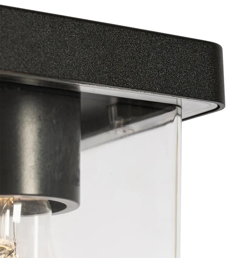 Lampada da parete per esterni moderna nera IP54 - Chimay
