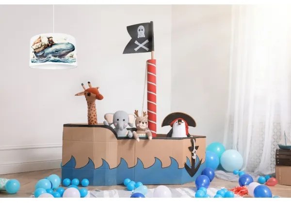 Lampadario per bambini OCEAN 1xE27/60W/230V