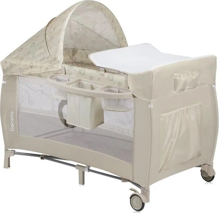 Lionelo - Lettino da viaggio SVEN PLUS beige