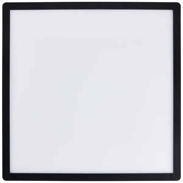 Led Milon Da Brilliant - Plafoniera LED MILTON LED/24W/230V 42x42 cm nera | BIANO