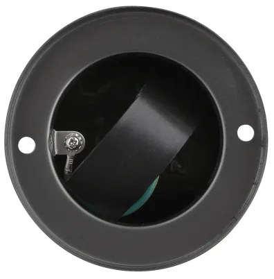 Solight PG10B - Colonna presa esterna 2Z 230V IP44 nera tonda