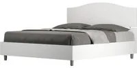 Letto matrimoniale contenitore 160x190 bianco frassino Dores