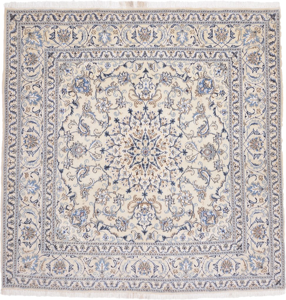 Nain Tappeto 210 x 200 (Iran) Annodato A Mano
