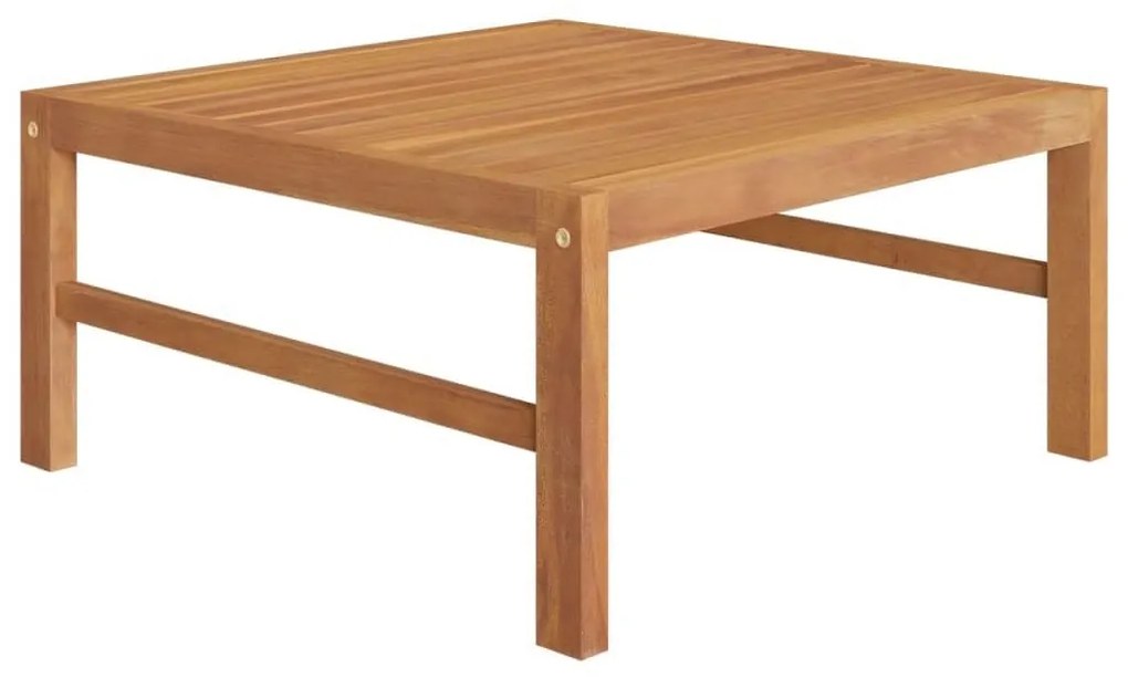 Set Divani Giardino 11 pz Cuscini Grigi Legno Massello di Teak