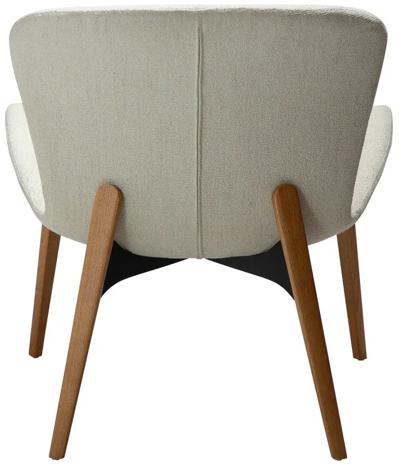 Poltrona crema in tessuto bouclé Paragon - DAN-FORM Denmark