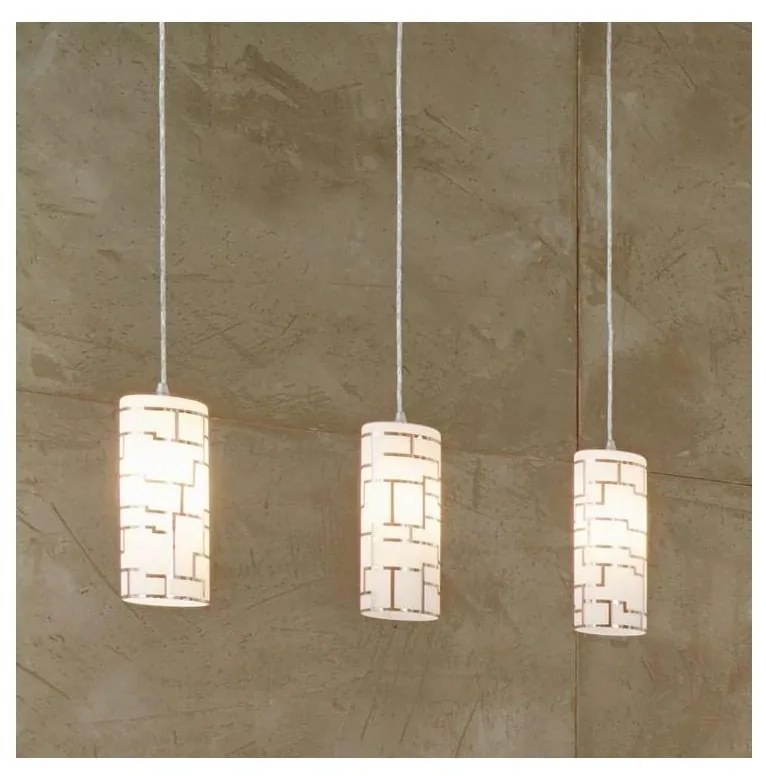 Eglo 92563 - Lampada a sospensione BAYMAN 3xE27/60W/230V