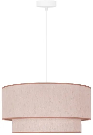 Duolla - Lampadario a sospensione con filo BOHO 1xE27/40W/230V diametro 45 cm beige