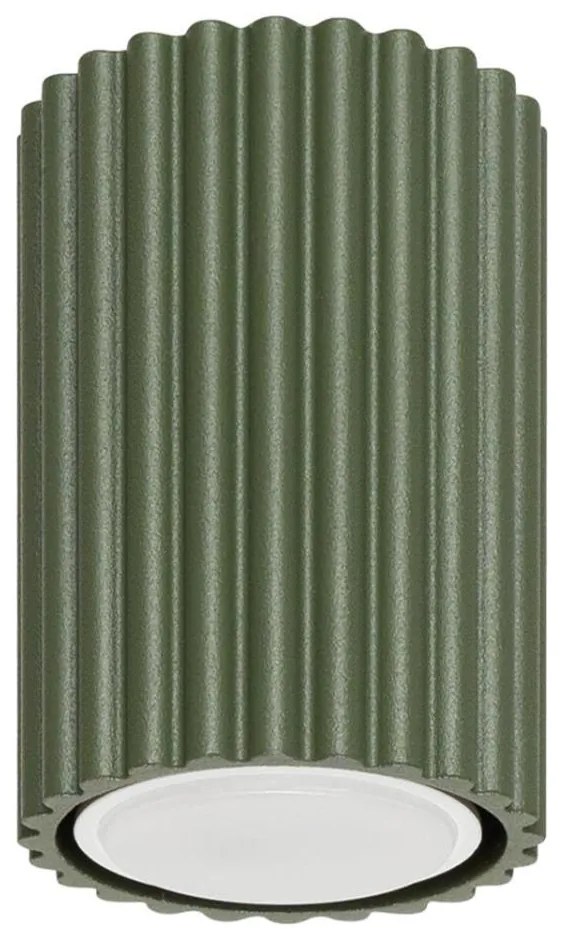 Sollux SL.1606 - Faretto KARBON 1xGU10/10W/230V 10 cm verde