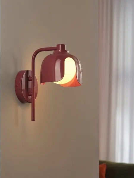 Osram - Lampada da parete DECOR COROLLE 1xG9/20W/230V rossa