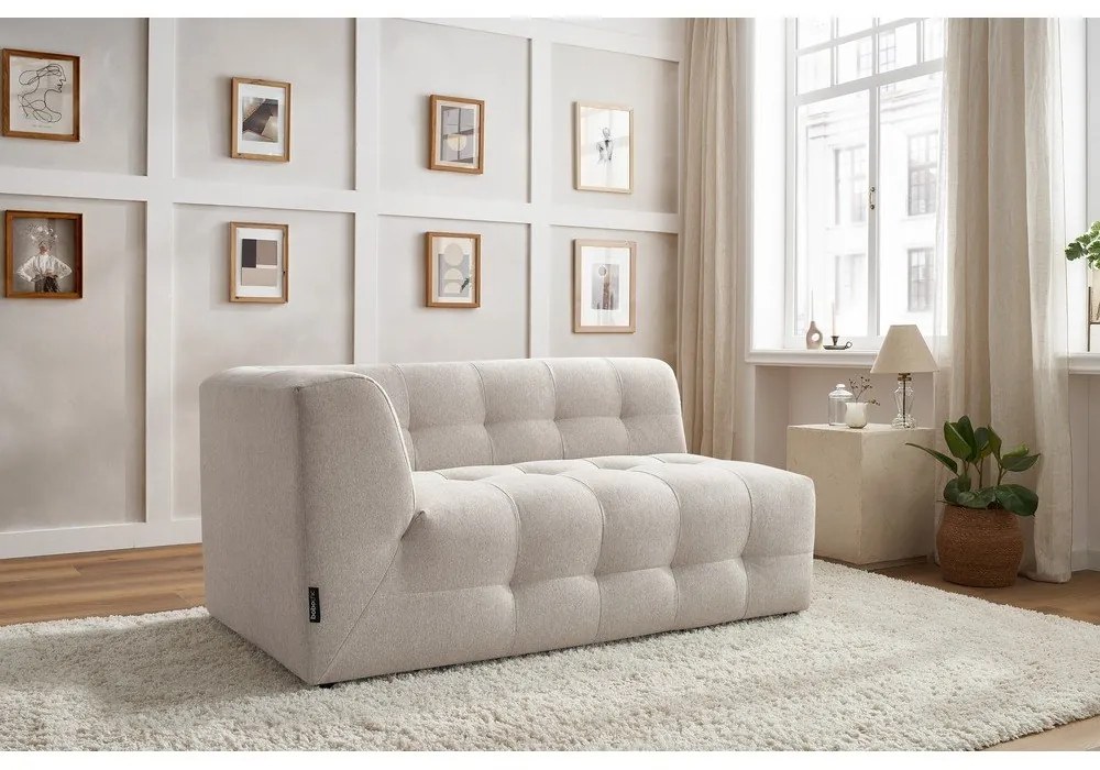 Modulo divano beige (angolo sinistro) Kleber - Bobochic Paris