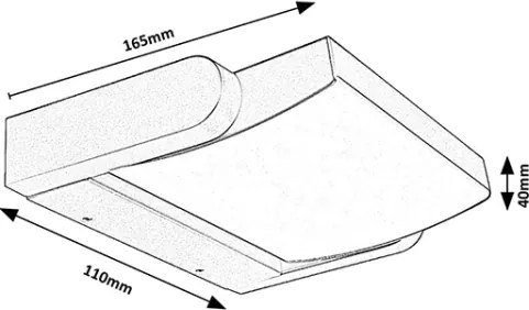 Brilagi - Applique a LED da esterno ANKLE LED/18W/230V 3000K IP65