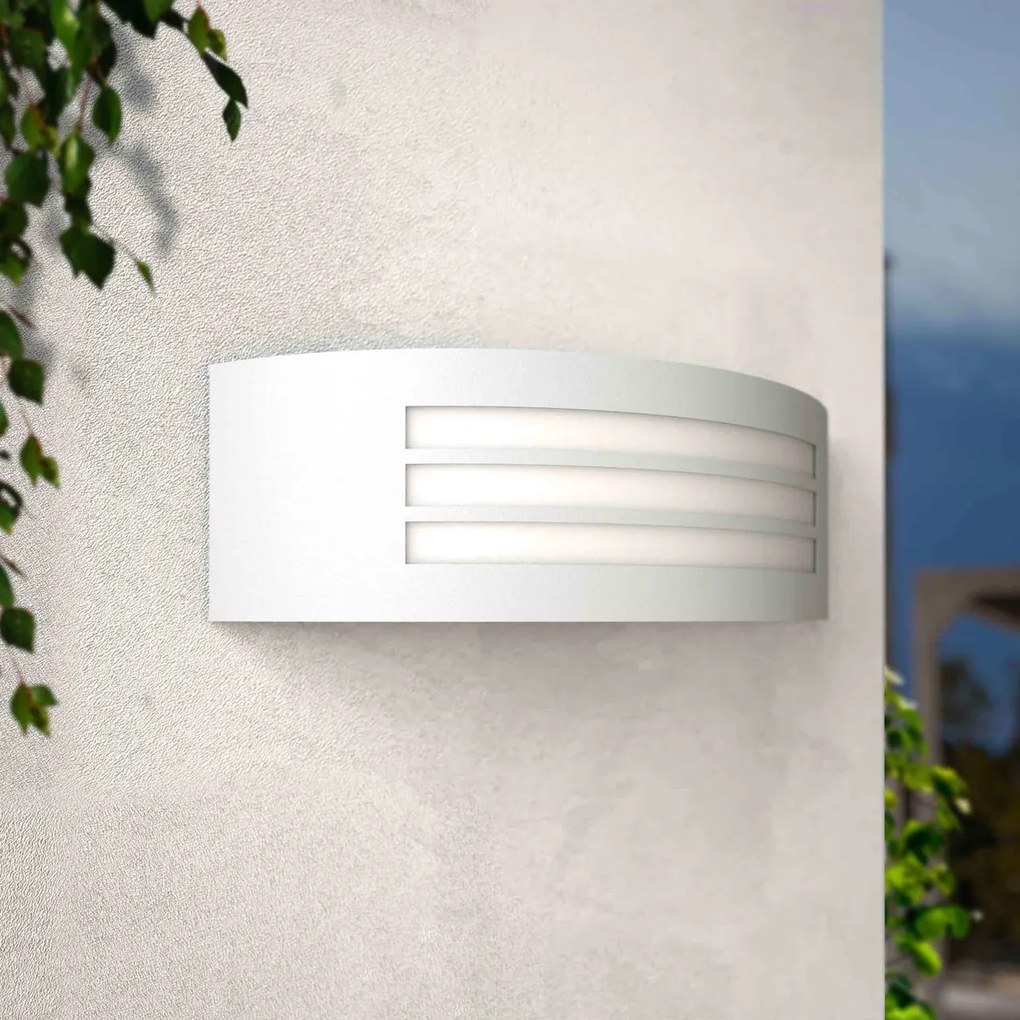 Applique Bianca E27 IP54 da Esterno Antiabbagliamento - Serie SHELL