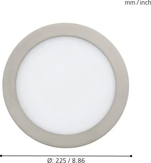 Eglo 33317 - Faretto da incasso LED RGBW dimmerabile FUEVA-C LED/15,6W/230V Ø 22,5 cm