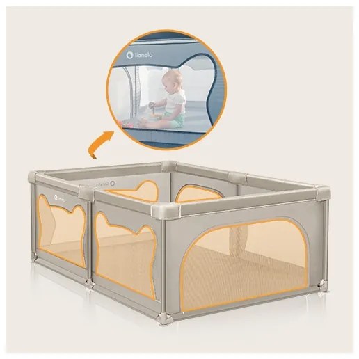 Lionelo - Box giochi WILLOW beige