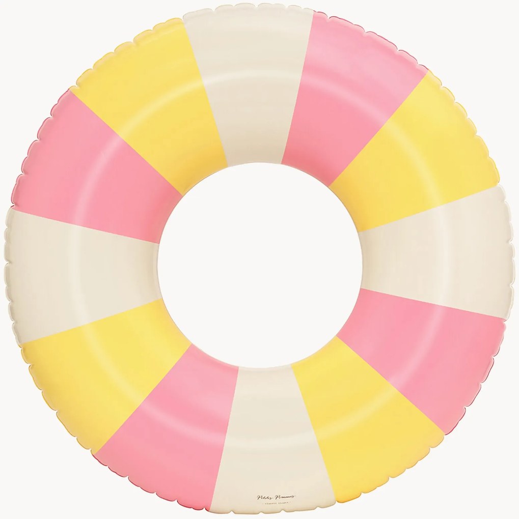 Ciambella da bagno stampata a mano Bubble Pastel, varie misure