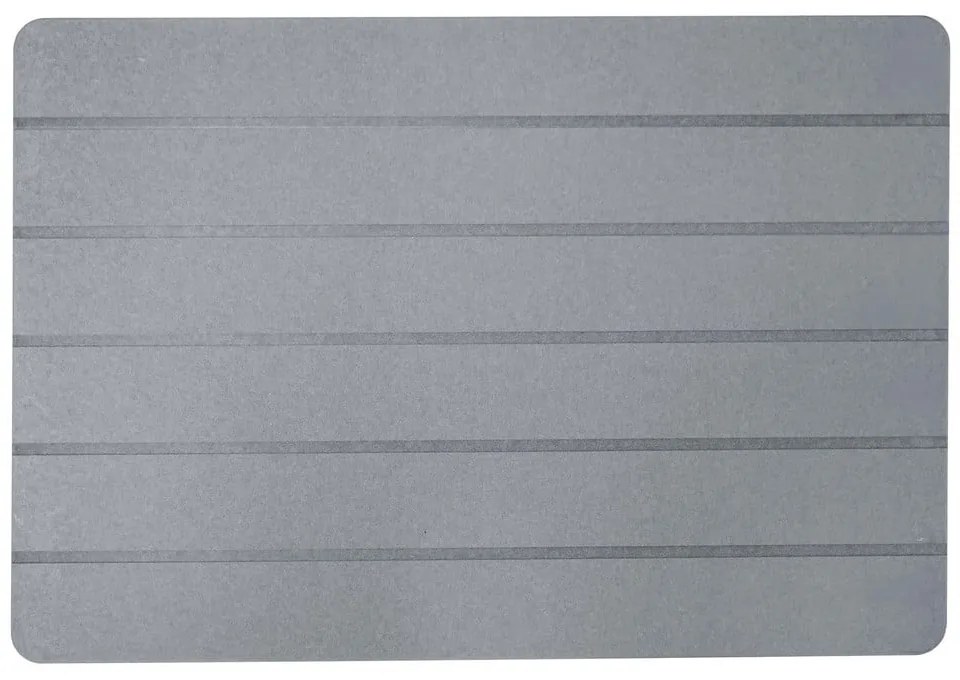 Tappetino per il bagno grigio 50x70 cm Baline – douceur d'intérieur