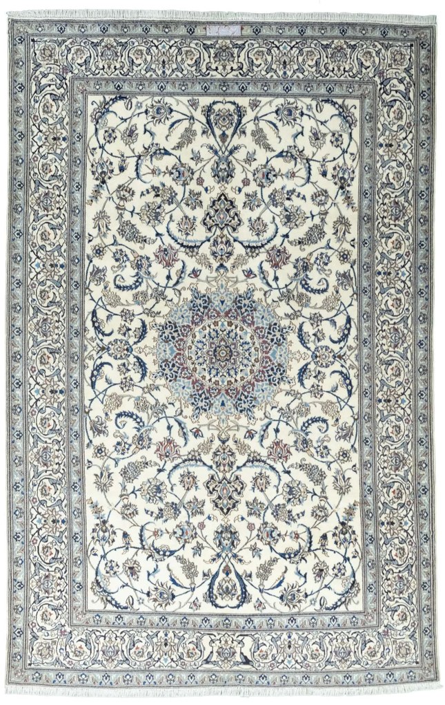 Nain Tappeto 300 x 200 Beige (Iran) Annodato A Mano