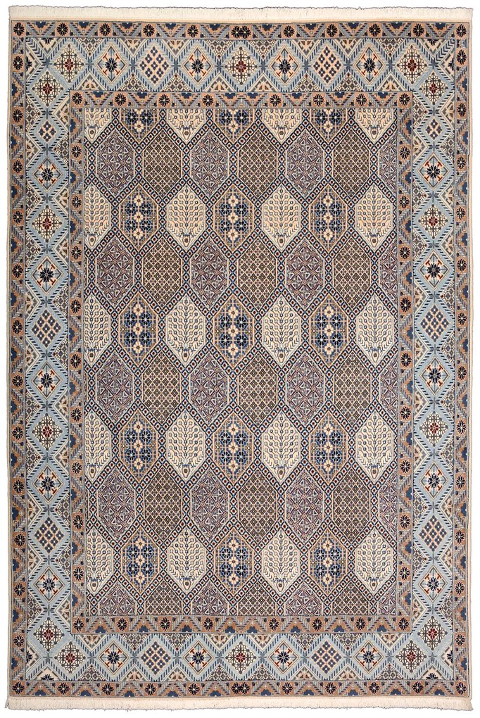 Nain Tappeto persiano 300x200 Beige (Iran) Annodato A Mano